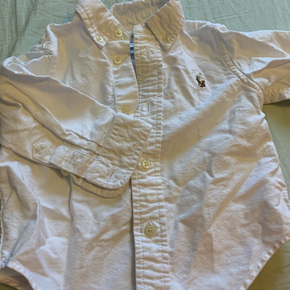 Baby polo button up